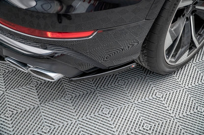 SPLITTER SUITABLE FOR VW GOLF 8 GTI GTD RLINE LOOK GLOSSY BLACK SPORTY DESIGN 