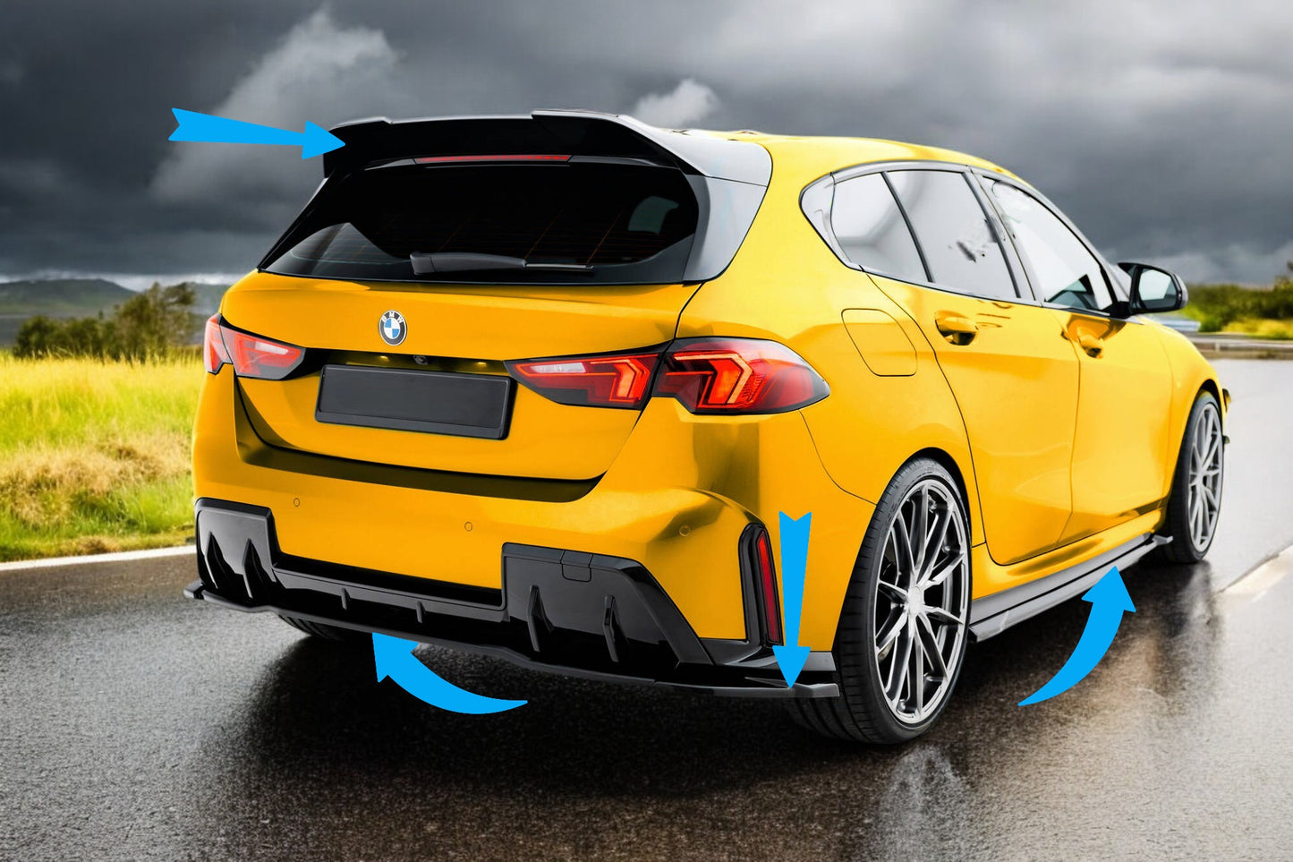 🔥Bodykit  V.1 Adatto Per  BMW 1 M-Pack F70🔥
