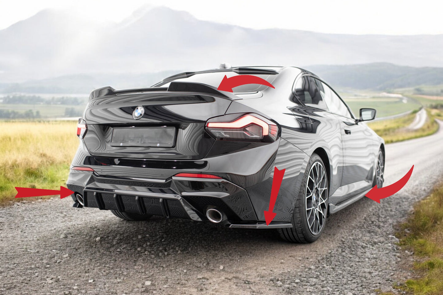 🔥Bodykit  V.1 Adatto Per BMW 2 Coupe G42🔥