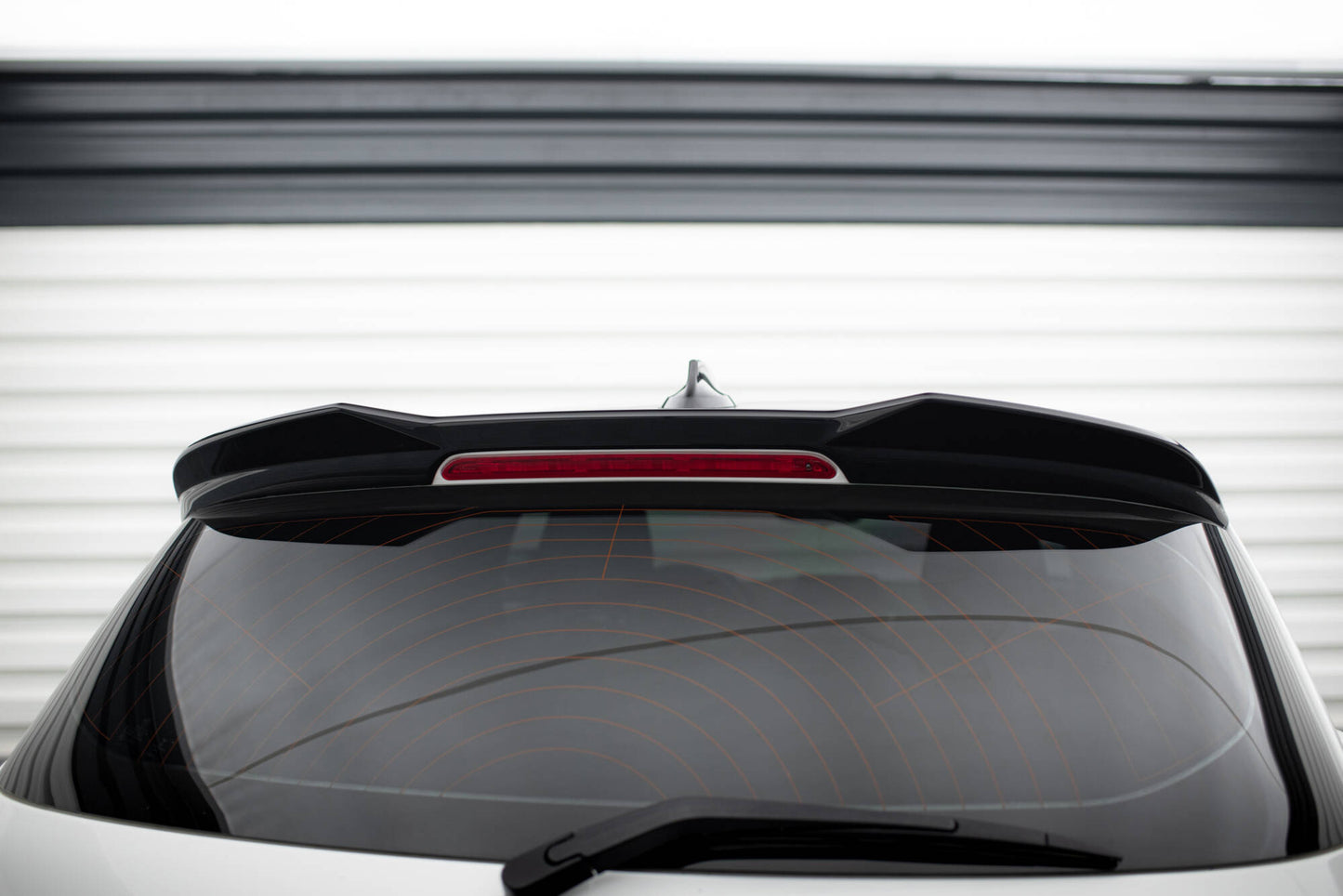 SPLITTER SUITABLE FOR VW GOLF 8 GTI GTD RLINE LOOK GLOSSY BLACK SPORTY DESIGN 