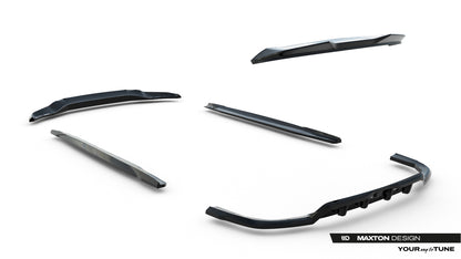 SPLITTER SUITABLE FOR VW GOLF 8 GTI GTD RLINE LOOK GLOSSY BLACK SPORTY DESIGN 