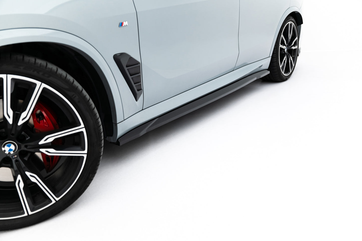 SPLITTER SUITABLE FOR VW GOLF 8 GTI GTD RLINE LOOK GLOSSY BLACK SPORTY DESIGN 
