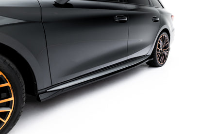 SPLITTER SUITABLE FOR VW GOLF 8 GTI GTD RLINE LOOK GLOSSY BLACK SPORTY DESIGN 