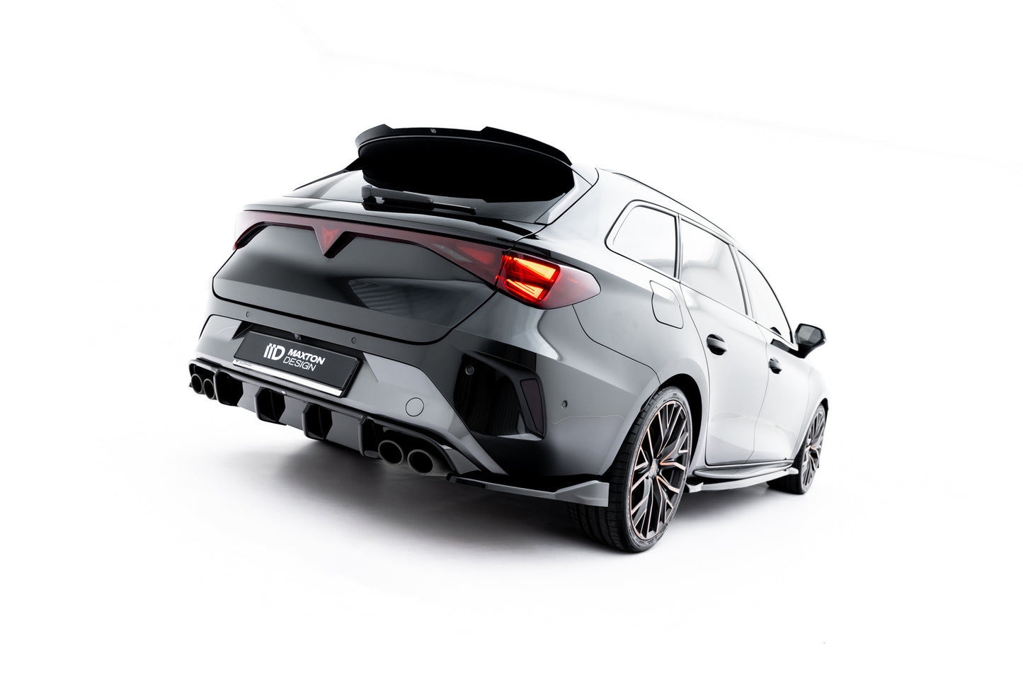 SPLITTER SUITABLE FOR VW GOLF 8 GTI GTD RLINE LOOK GLOSSY BLACK SPORTY DESIGN 