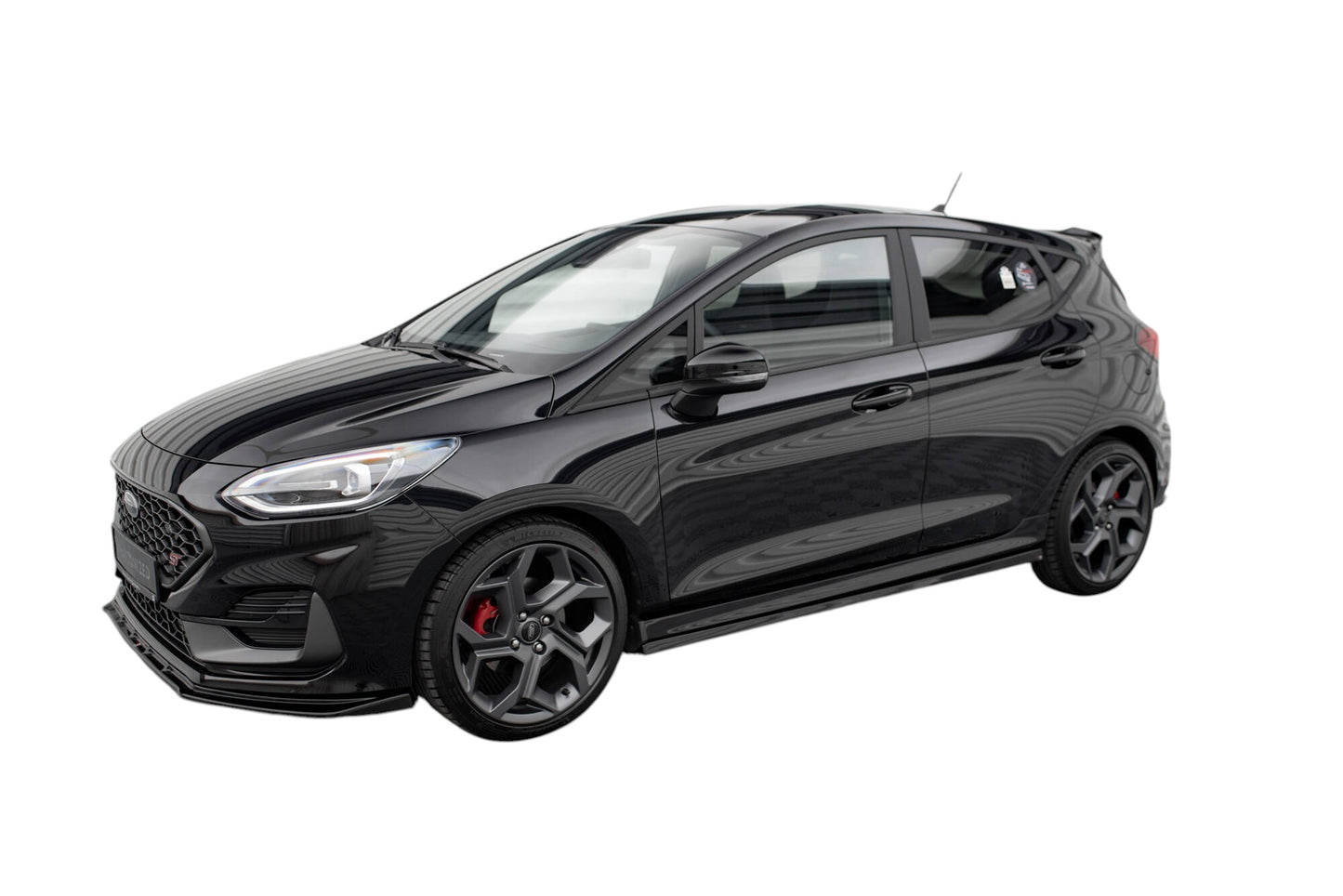 SPLITTER SUITABLE FOR VW GOLF 8 GTI GTD RLINE LOOK GLOSSY BLACK SPORTY DESIGN 