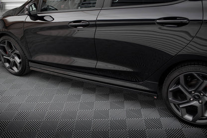 SPLITTER SUITABLE FOR VW GOLF 8 GTI GTD RLINE LOOK GLOSSY BLACK SPORTY DESIGN 