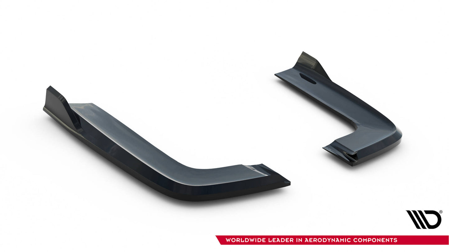 SPLITTER SUITABLE FOR VW GOLF 8 GTI GTD RLINE LOOK GLOSSY BLACK SPORTY DESIGN 