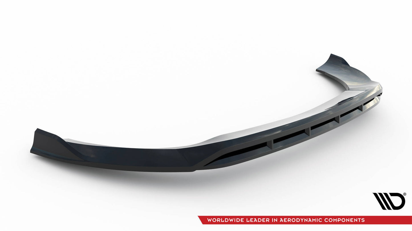 SPLITTER SUITABLE FOR VW GOLF 8 GTI GTD RLINE LOOK GLOSSY BLACK SPORTY DESIGN 