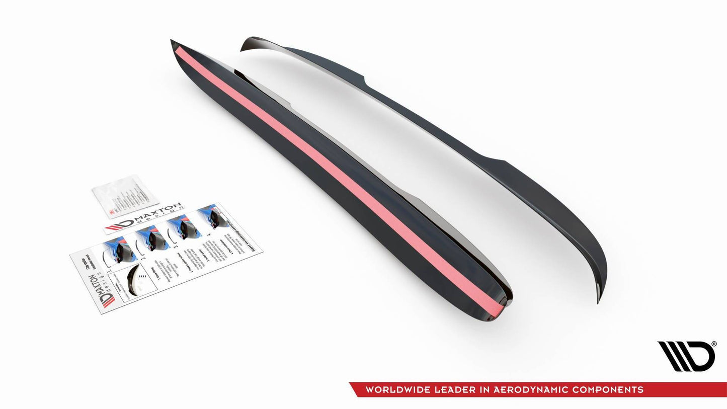SPLITTER SUITABLE FOR VW GOLF 8 GTI GTD RLINE LOOK GLOSSY BLACK SPORTY DESIGN 