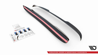 SPLITTER SUITABLE FOR VW GOLF 8 GTI GTD RLINE LOOK GLOSSY BLACK SPORTY DESIGN 
