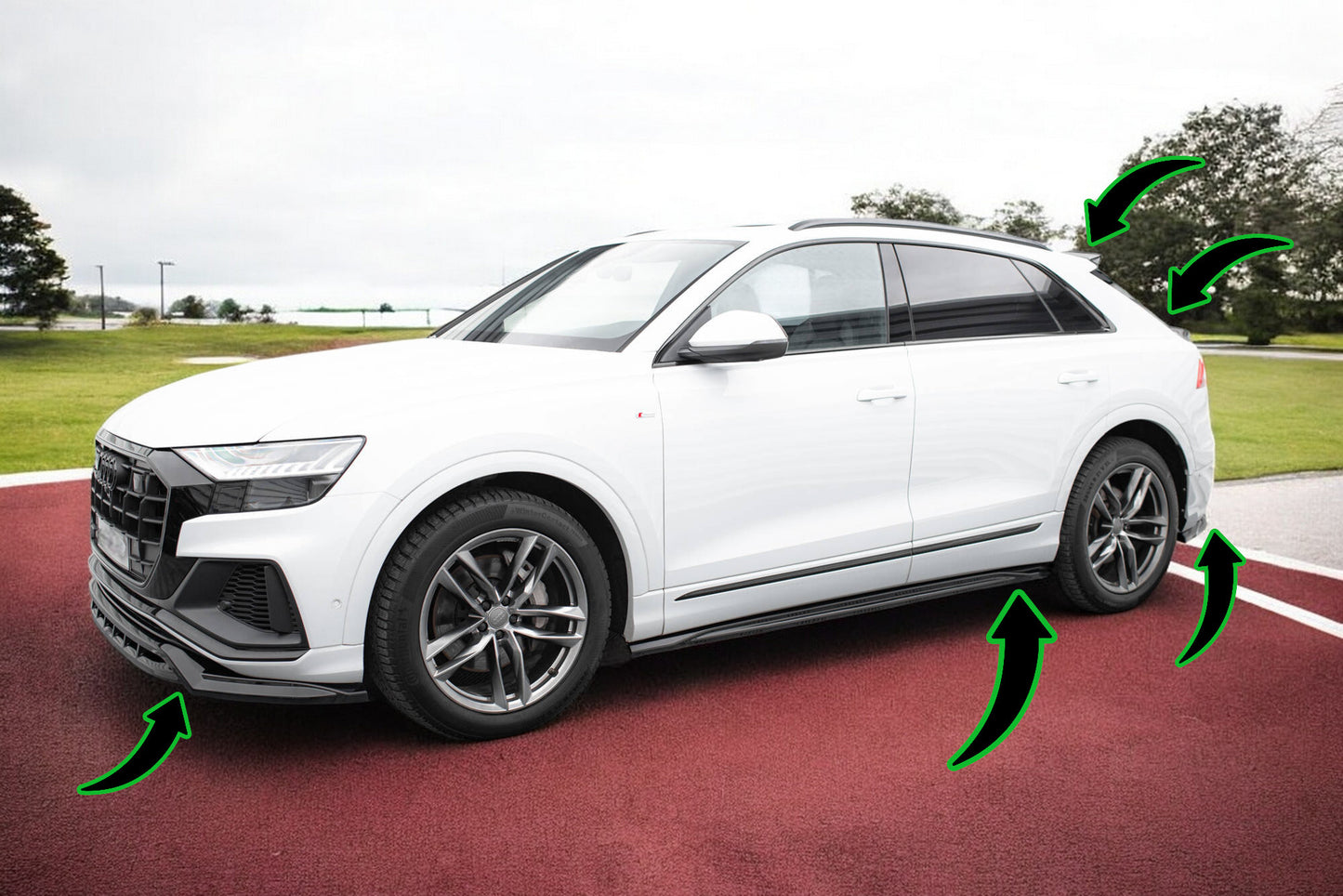 🔥Audi SQ8 Mk1 V.2 Splitter Bodykit🔥