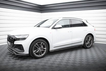 SPLITTER SUITABLE FOR VW GOLF 8 GTI GTD RLINE LOOK GLOSSY BLACK SPORTY DESIGN 