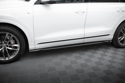 SPLITTER SUITABLE FOR VW GOLF 8 GTI GTD RLINE LOOK GLOSSY BLACK SPORTY DESIGN 