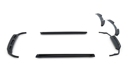 SPLITTER SUITABLE FOR VW GOLF 8 GTI GTD RLINE LOOK GLOSSY BLACK SPORTY DESIGN 