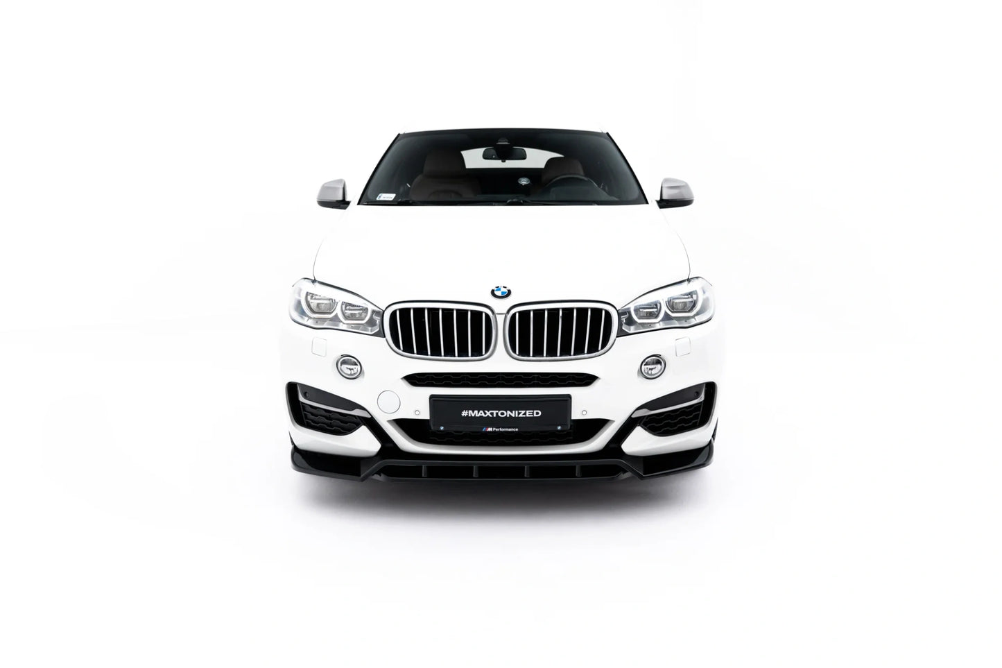 SPLITTER SUITABLE FOR VW GOLF 8 GTI GTD RLINE LOOK GLOSSY BLACK SPORTY DESIGN 