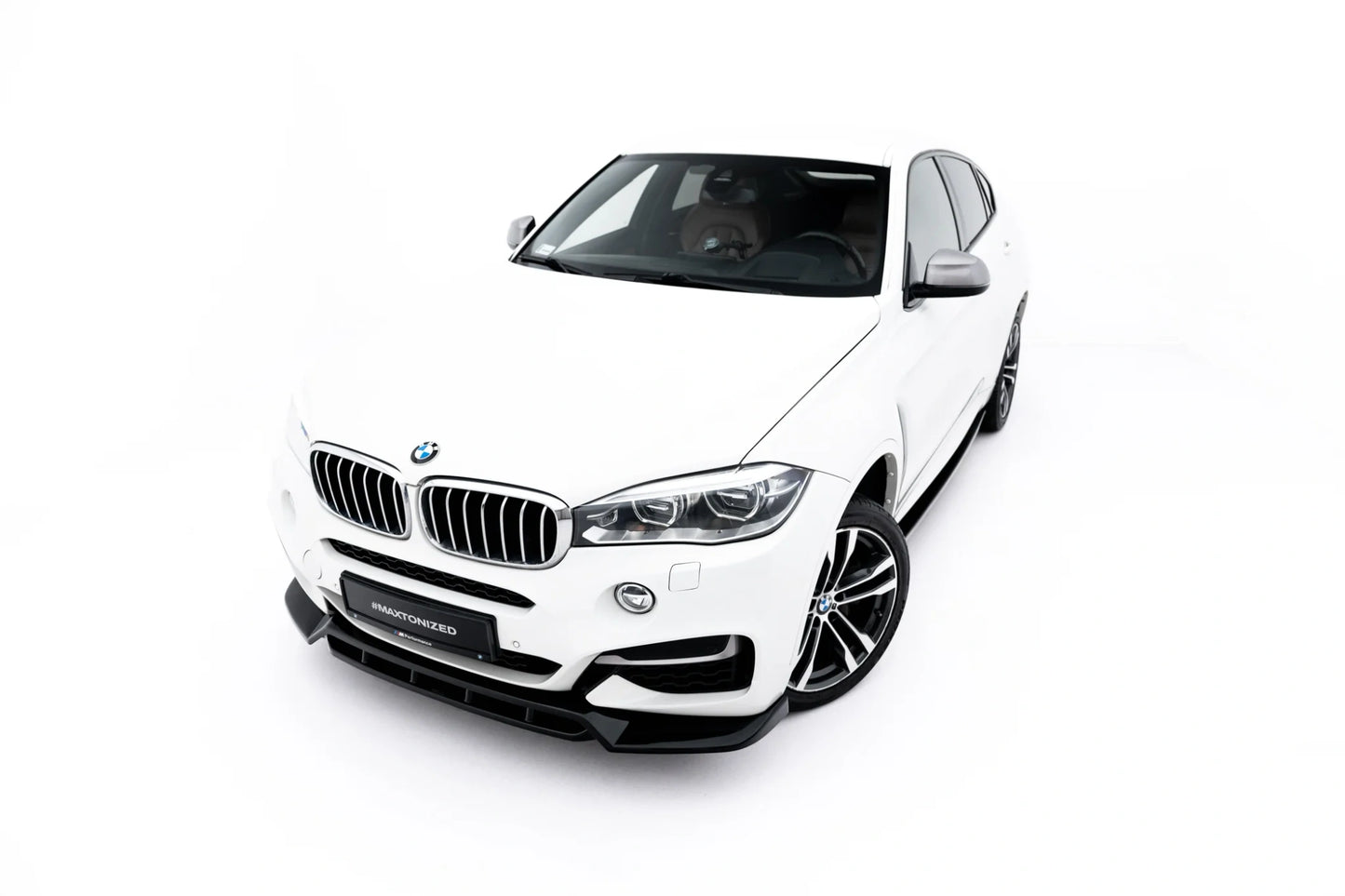 SPLITTER SUITABLE FOR VW GOLF 8 GTI GTD RLINE LOOK GLOSSY BLACK SPORTY DESIGN 