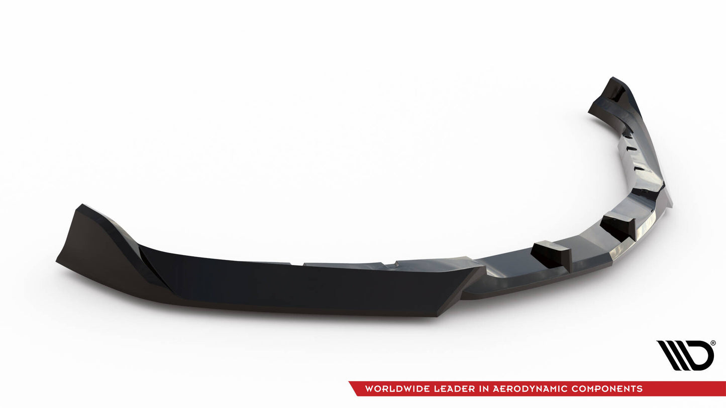 SPLITTER SUITABLE FOR VW GOLF 8 GTI GTD RLINE LOOK GLOSSY BLACK SPORTY DESIGN 