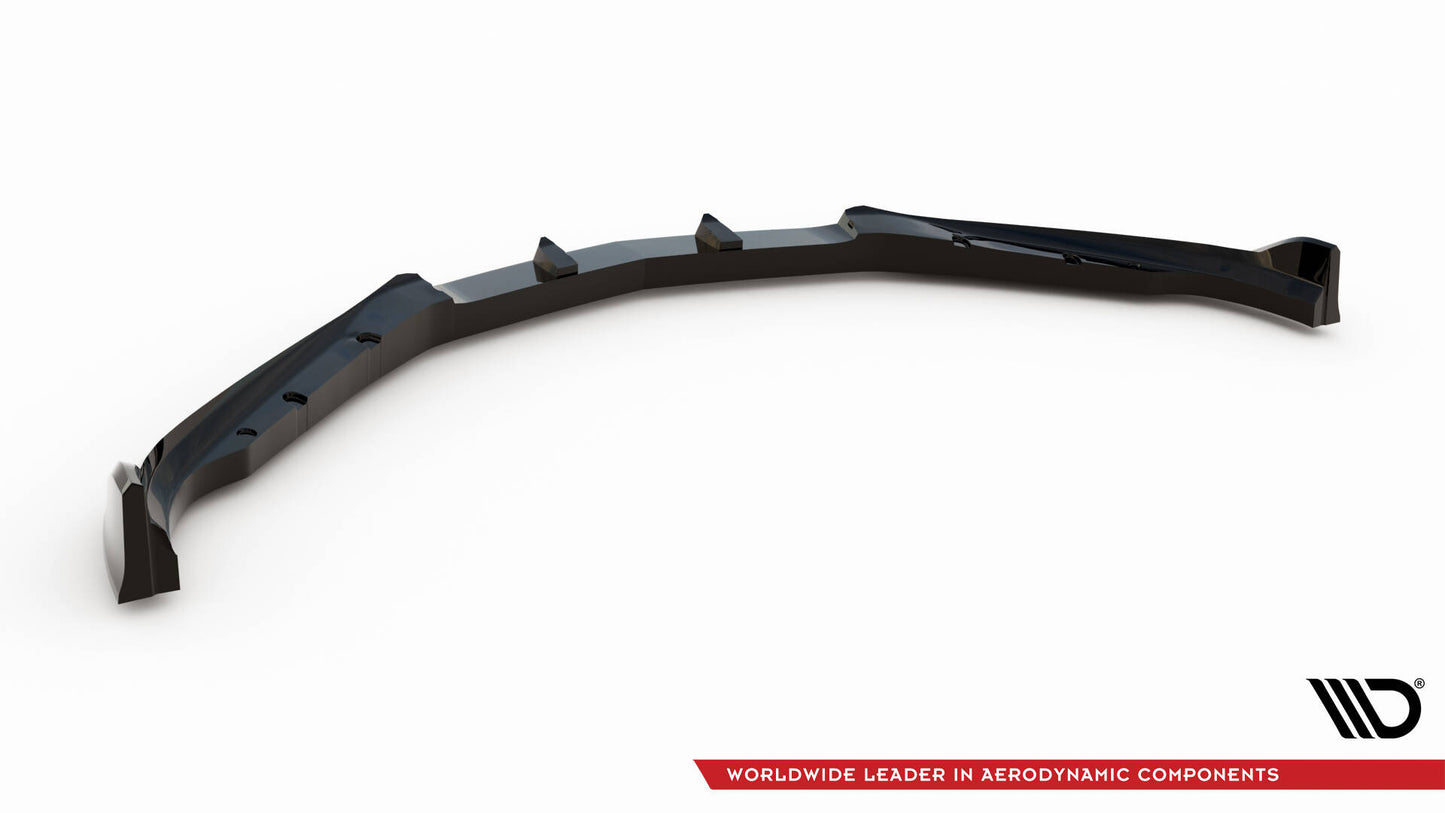 SPLITTER SUITABLE FOR VW GOLF 8 GTI GTD RLINE LOOK GLOSSY BLACK SPORTY DESIGN 