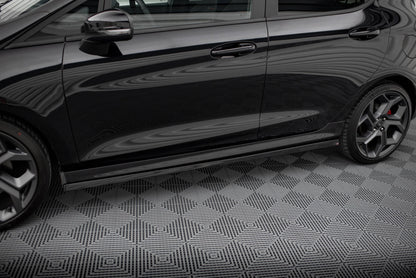 SPLITTER SUITABLE FOR VW GOLF 8 GTI GTD RLINE LOOK GLOSSY BLACK SPORTY DESIGN 