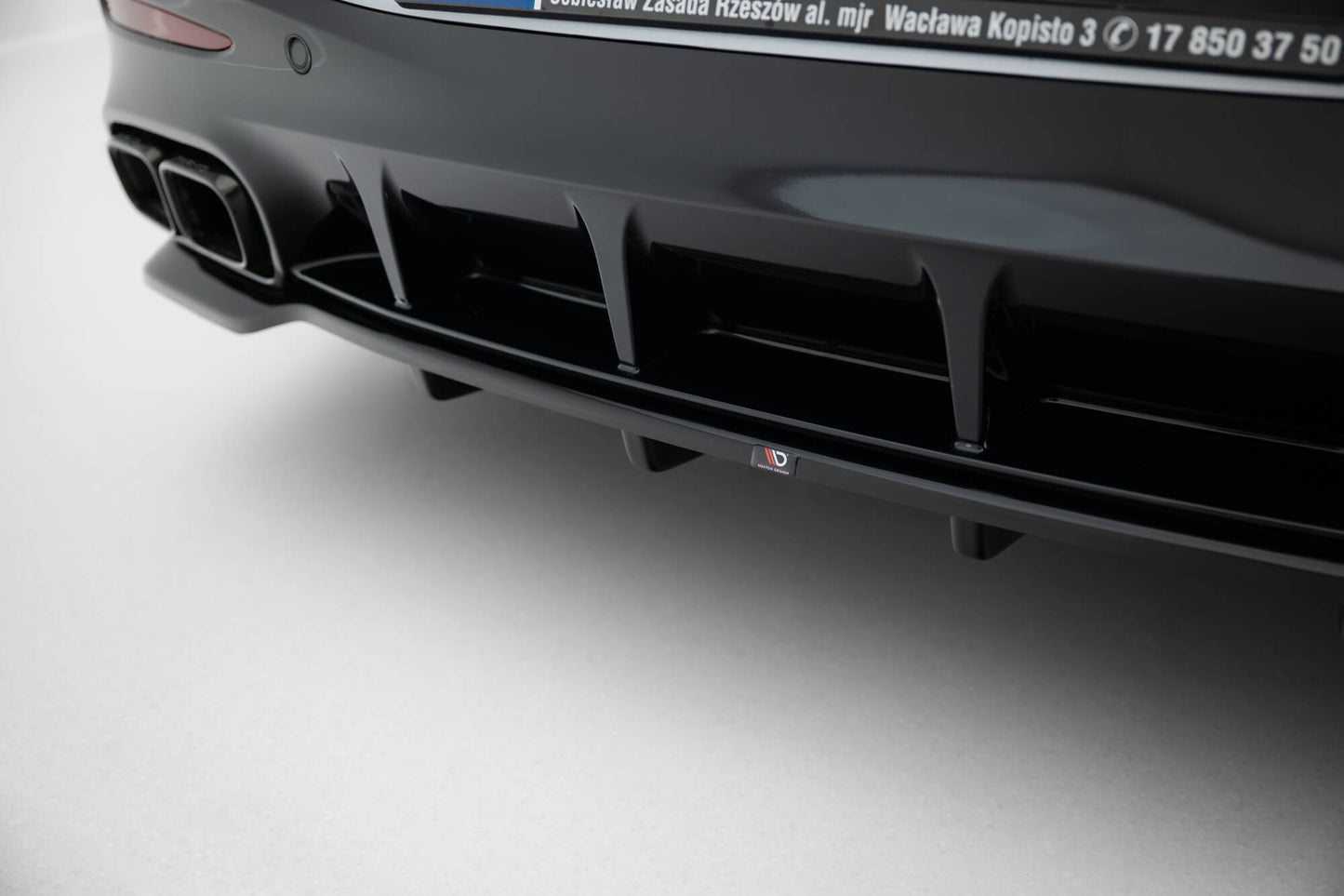 SPLITTER SUITABLE FOR VW GOLF 8 GTI GTD RLINE LOOK GLOSSY BLACK SPORTY DESIGN 