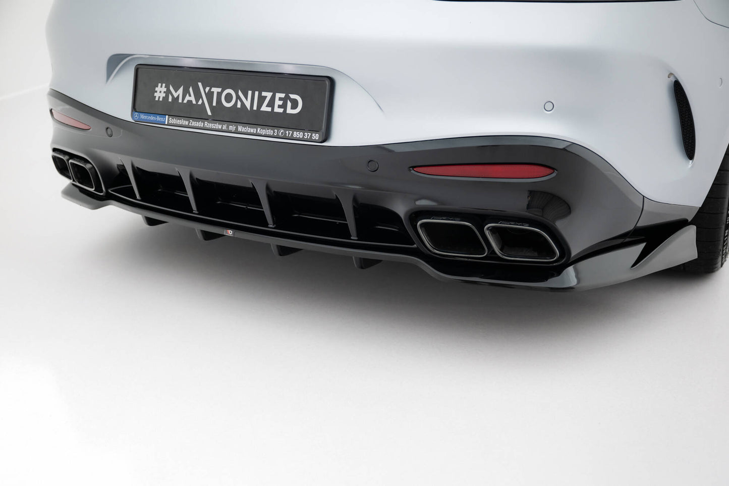 SPLITTER SUITABLE FOR VW GOLF 8 GTI GTD RLINE LOOK GLOSSY BLACK SPORTY DESIGN 