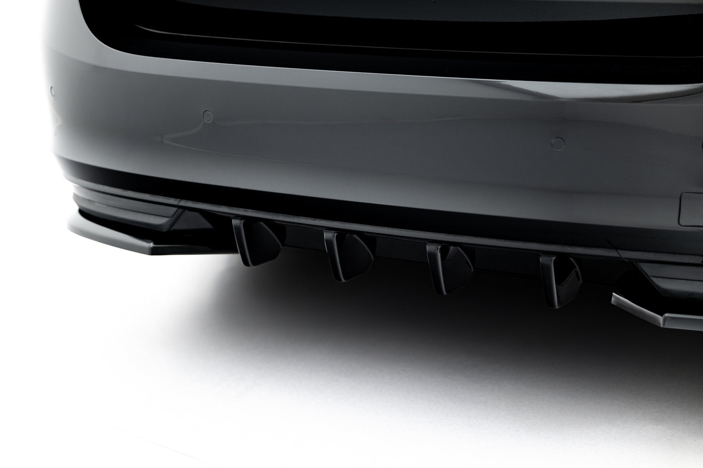 SPLITTER SUITABLE FOR VW GOLF 8 GTI GTD RLINE LOOK GLOSSY BLACK SPORTY DESIGN 