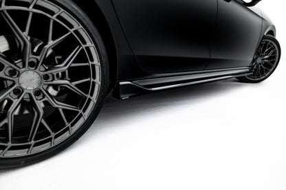 SPLITTER SUITABLE FOR VW GOLF 8 GTI GTD RLINE LOOK GLOSSY BLACK SPORTY DESIGN 