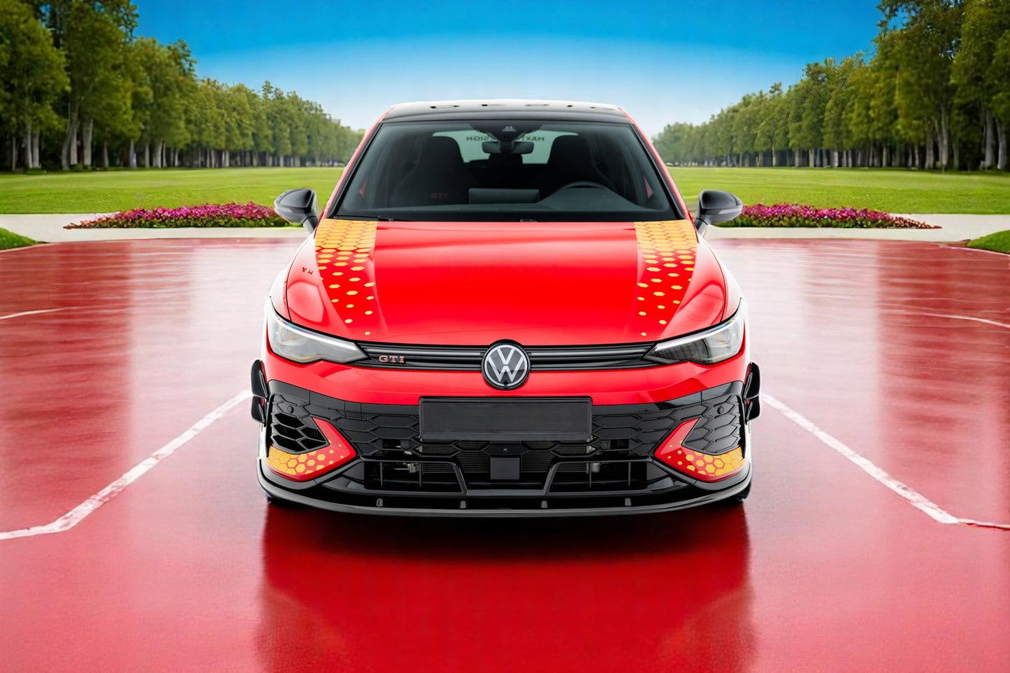 ⭐Bodykit V.2 Adatto Per  Volkswagen Golf GTI Clubsport Mk8 Facelift⭐