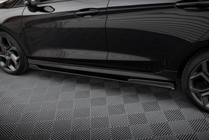 SPLITTER SUITABLE FOR VW GOLF 8 GTI GTD RLINE LOOK GLOSSY BLACK SPORTY DESIGN 