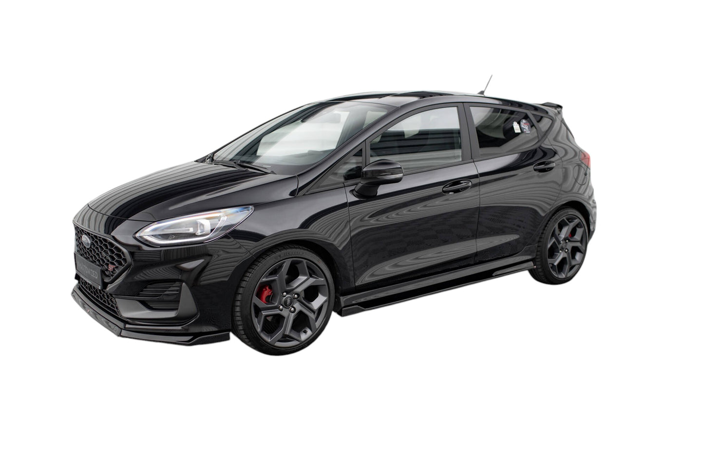 SPLITTER SUITABLE FOR VW GOLF 8 GTI GTD RLINE LOOK GLOSSY BLACK SPORTY DESIGN 