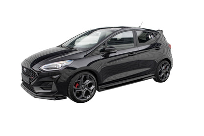 SPLITTER SUITABLE FOR VW GOLF 8 GTI GTD RLINE LOOK GLOSSY BLACK SPORTY DESIGN 