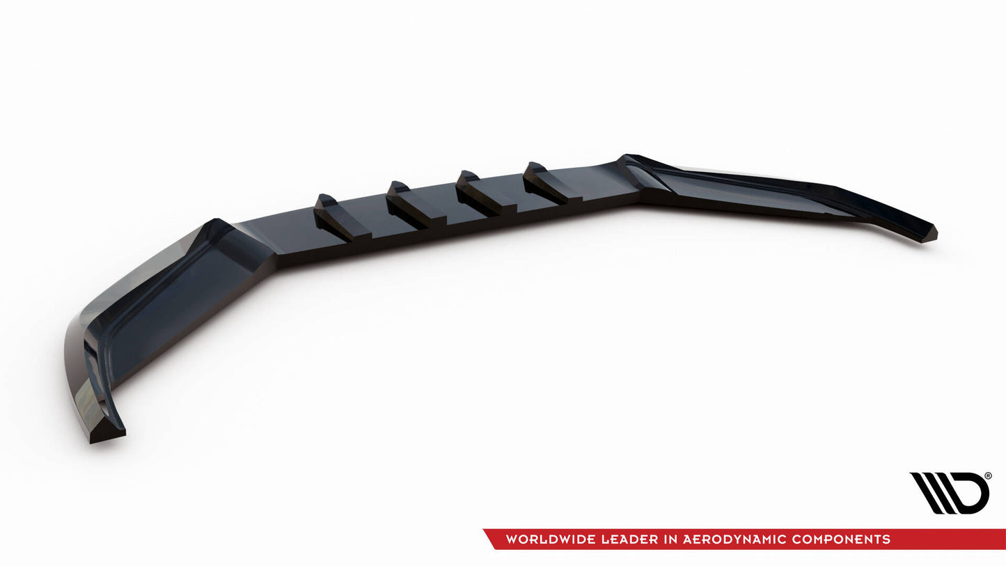 SPLITTER SUITABLE FOR VW GOLF 8 GTI GTD RLINE LOOK GLOSSY BLACK SPORTY DESIGN 