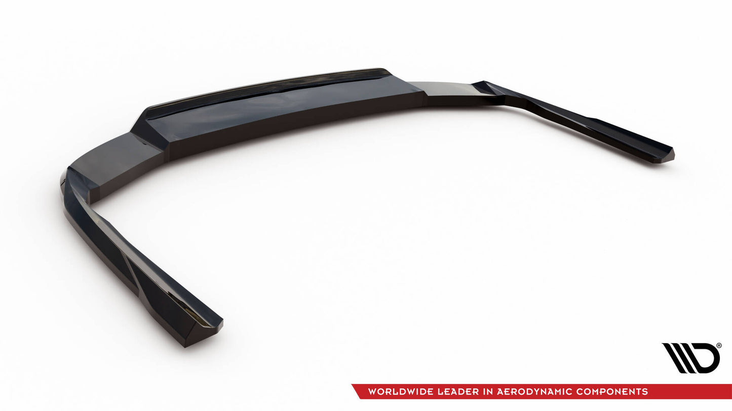 SPLITTER SUITABLE FOR VW GOLF 8 GTI GTD RLINE LOOK GLOSSY BLACK SPORTY DESIGN 