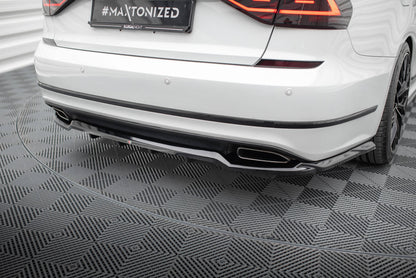 SPLITTER SUITABLE FOR VW GOLF 8 GTI GTD RLINE LOOK GLOSSY BLACK SPORTY DESIGN 