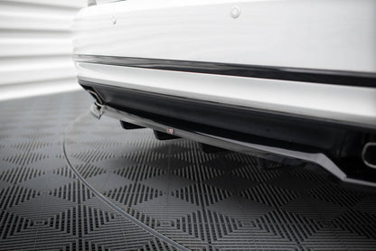 SPLITTER SUITABLE FOR VW GOLF 8 GTI GTD RLINE LOOK GLOSSY BLACK SPORTY DESIGN 