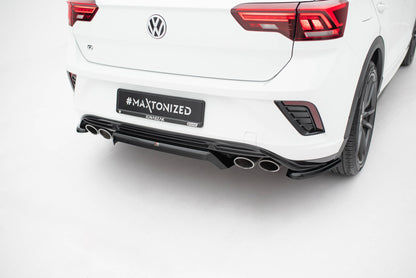 SPLITTER SUITABLE FOR VW GOLF 8 GTI GTD RLINE LOOK GLOSSY BLACK SPORTY DESIGN 