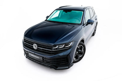 SPLITTER SUITABLE FOR VW GOLF 8 GTI GTD RLINE LOOK GLOSSY BLACK SPORTY DESIGN 