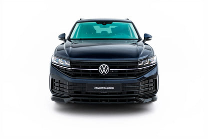 SPLITTER SUITABLE FOR VW GOLF 8 GTI GTD RLINE LOOK GLOSSY BLACK SPORTY DESIGN 