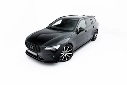 SPLITTER SUITABLE FOR VW GOLF 8 GTI GTD RLINE LOOK GLOSSY BLACK SPORTY DESIGN 