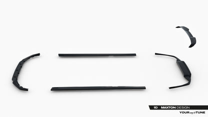 SPLITTER SUITABLE FOR VW GOLF 8 GTI GTD RLINE LOOK GLOSSY BLACK SPORTY DESIGN 