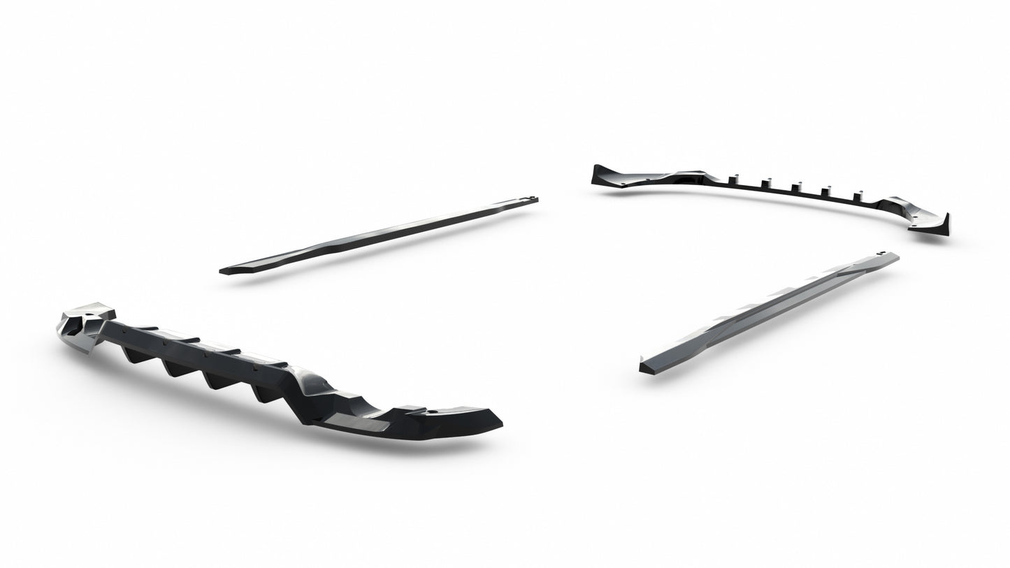 💕 Kit Splitter Adatto per Mercedes-AMG GLA 35 H247 Completo ABS 💕