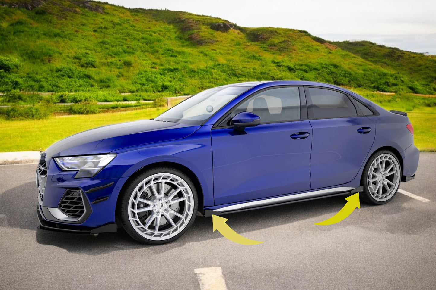 😎Alette laterali adatto per Audi A3 S-Line Sedan / S3 Sedan 8Y Facelift😎