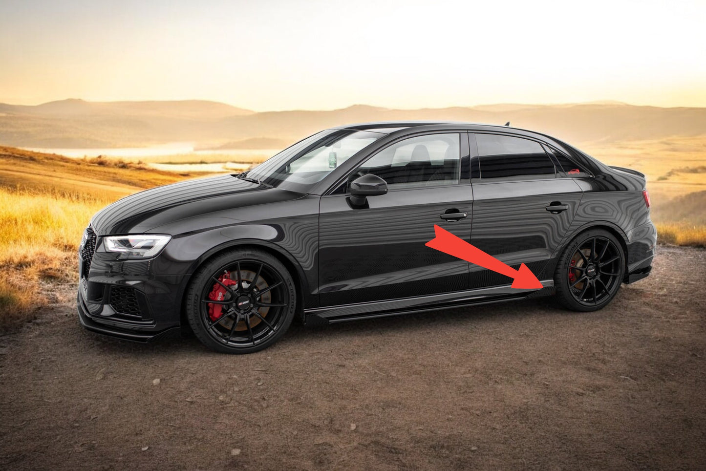 💥Side Wings Suitable for Audi RS3 Sedan 8V Facelift💥