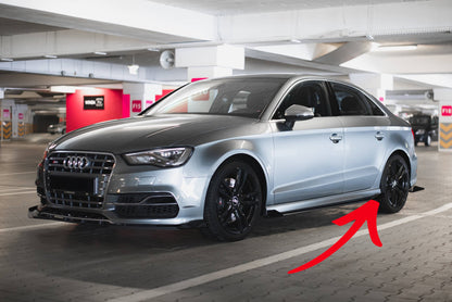 😎Alette laterali Adatto Per Audi S3 / A3 S-Line Berlina 8V😎