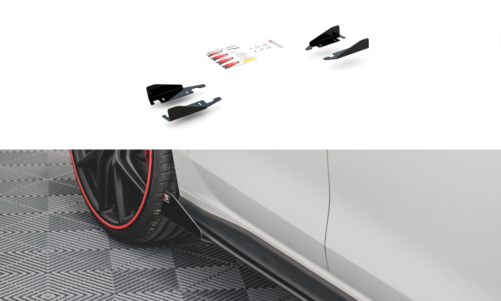 FLAP LATERALI ADATTI PER VOLKSWAGEN GOLF 8 GTI / GTI CLUBSPORT / R-LINE 2020