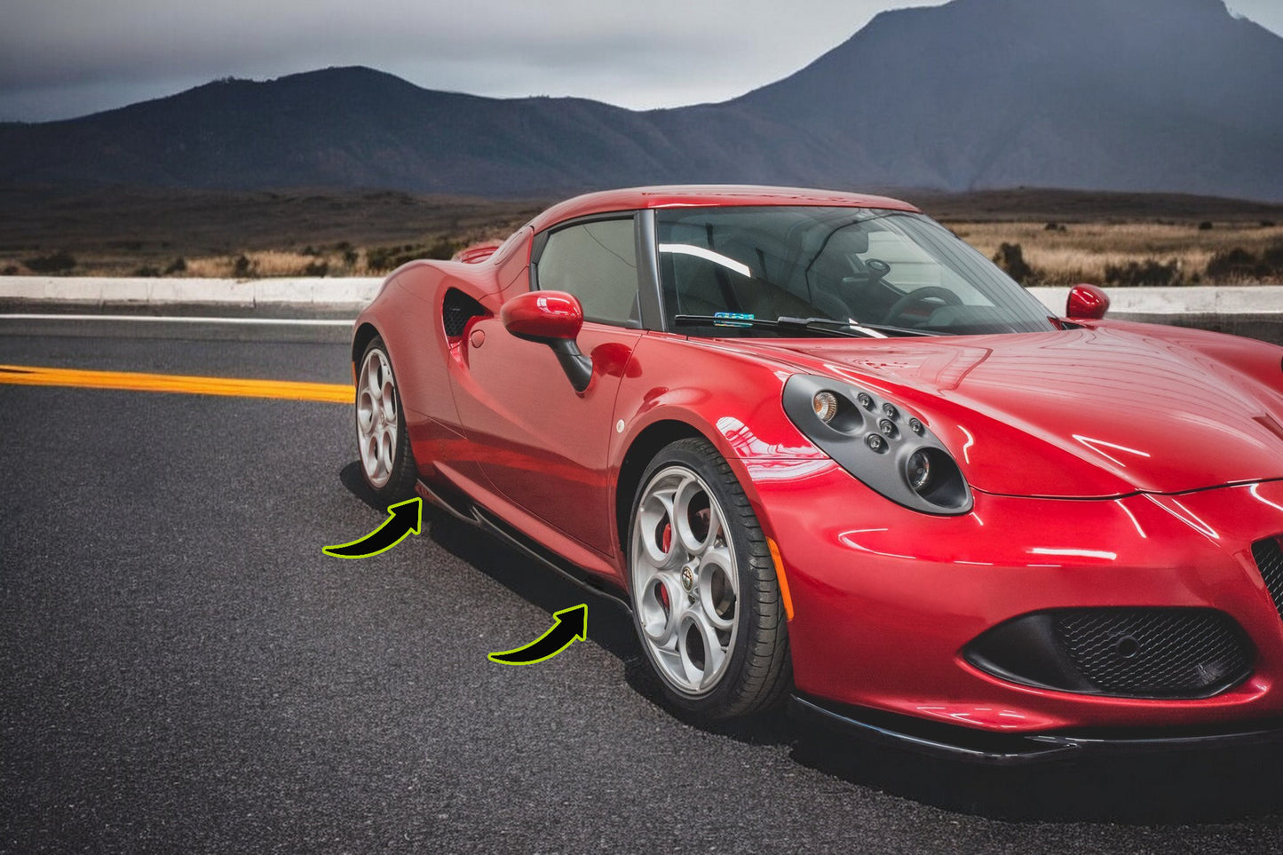 🔥Minigonne Laterali Diffusori Alfa Romeo 4C🔥