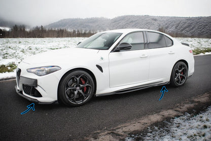 🔥Side Skirts Diffusers Alfa Romeo Giulia Quadrifoglio🔥