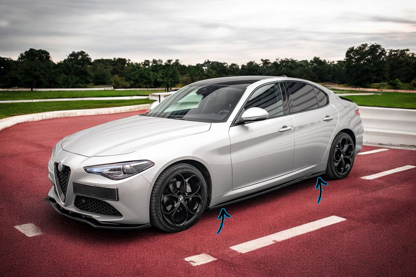 🔥Alfa Romeo Giulia Sport Side Skirts Diffusers🔥