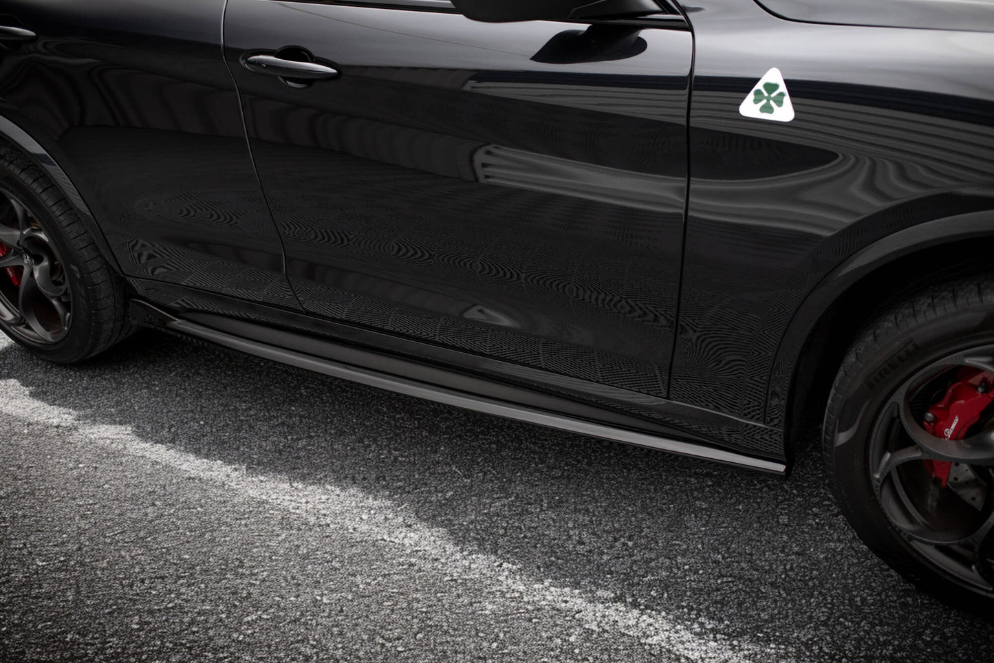 🔥Minigonne Laterali Diffusori Alfa Romeo Stelvio Quadrifoglio Mk1🔥