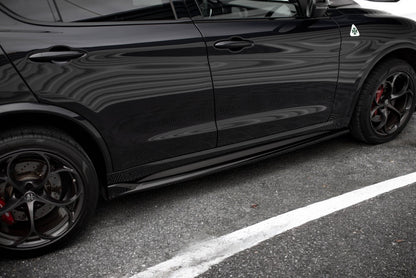 🔥Minigonne Laterali Diffusori Alfa Romeo Stelvio Quadrifoglio Mk1🔥